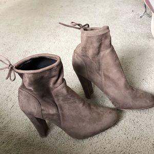 Over the ankle bootie